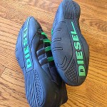 MEN’S DIESEL “ADRENALINE” FASHION SNEAKER TRAINER SHOES, SZ 11 (EU 44.5)