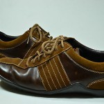 COLE HAAN MENS TWO TONE BROWN SUEDE OXFORDS SNEAKERS SHOES Size 10M