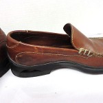 Cole Haan Nike Air Brown Leather Slip On Loafers Shoes Size 10 M