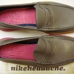 DS NEW COLE HAAN MENS NIKE  LUNARGRAND PENNY LOAFER sz US 8.5 GREY/PINK WINGTIP