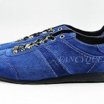 HUGO BOSS GREEN LABEL CALIF BLUE SUEDE SHOES SNEAKERS LEATHER NEW SZ 10 43