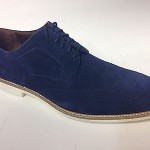 New HUGO BOSS Cortios Navy Casual Wingtip Oxford Lace-Up Dress Shoes $275
