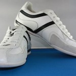Hugo Boss Orange Mens 9.5 White Tennis shoes Sneakers Seamon 50223677 Pre-owned