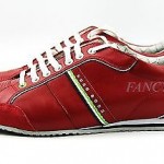 HUGO BOSS GREEN LABEL STREAMETAL RED SHOES SNEAKERS LEATHER & NYLON NEW SZ 11 44