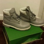 Light Grey Timberland Boots
