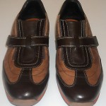 Cole Haan Nike Air Mens Size 8 Leather Casual Sneakers Brown & Caramel Shoes