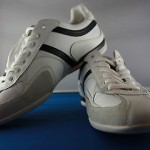 Hugo Boss Orange Mens 9.5 White Tennis shoes Sneakers Seamon 50223677 Pre-owned