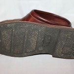 COLE HAAN Country Brown Leather Slip On Mules Exposed Stitching Mens Sz 10.5 M
