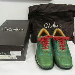 Cole Haan Mens Shoes Air Conner Green Croc Print 7.5 M