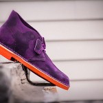 Clarks Desert Boot  Purple Camo Suede 26066302 11M