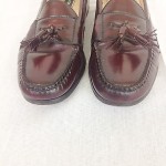COLE HAAN Burgundy Mens 11.5 D Leather Tassel Loafer Burgundy Brown Shoes Great!