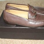 COLE HAAN Mens Brown Leather Loafers size 8.5