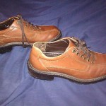 Cole Haan City Size 7 M Brown Lace Loafers Leather Mens Shoes NICE!!