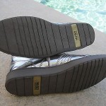 Hugo Boss Metallic Silver Mens Casual Shoes Sneaker 9.5  Retail $150 used once!