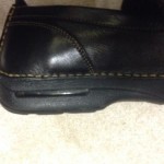 Cole Haan Black Leather Slip Ons Loafers Dress Nike Air Mens 10.5 10 1/2