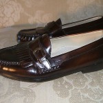 Cole Haan Mens Shoes 8D LEATHER DRESS LOAFERS Oxblood Burgundy SLIP ON Buckle