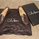 COLE HAAN Mens Brown Leather Loafers size 8.5