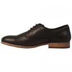 Diesel Mens Wolf Black Leather Casual Dress Oxfords Lace Up Shoes