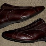 HUGO BOSS ~ brown leather casual dress loafers ~ NICE SHOES ~ 46 ~ Men’s US 12