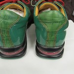 Cole Haan Mens Shoes Air Conner Green Croc Print 7.5 M