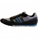 Diesel Mens Gunner Gray Black Casual Leather Lace Up Sneakers Shoes