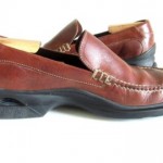 Cole Haan Nike Air Santa Barbara Leather Slip On Loafer Saddle Tan Men Size 11 M
