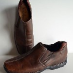 Men’s Cole Haan ‘Zeno’ Brown Leather Slip-On Loafers, Size 10 M