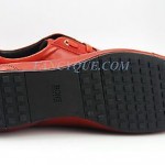 HUGO BOSS BLACK LABEL HANDMADE PROMISE DRIVING RED SHOES LEATHER NEW SZ 10 43