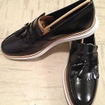 Cole Haan Nike Lunargrand Tassel Loafer Exclusive Hiroshi Black Leather SoHo 9.5