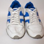 DIESEL Mens GUNNER WHITE BLUE Lace-up Casual Walking Sneakers Shoes Kicks SZ 8