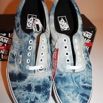 Vans Acid Denim Blue Wash Mens Shoes Size 11.5 Era Canvas Flat Skate Sneakers