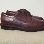 COLE HAAN Country Made in Italy Mens Brown Leather Toe Cap Oxfords ~ Size 10M