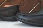EUC 9M Cole Haan Nike Air Slip On Loafer Shoes Black