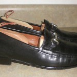 black leather COLE HAAN men’s slip on Horsebit Loafer size 11 M