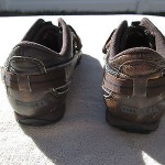 DIESEL FOOTWEAR EXPLORER BROWN LEATHER VELCRO SHOES MENS SIZE 7.5; GUC