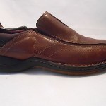 CLARKS: Men’s Slip On Shoes ~ Brown Leather ~ Size 12W