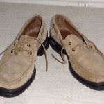 MENS COLE HAAN COUNTRY SUEDE LEATHER SHOES NIKE AIR SOLE ( Sz:12M )