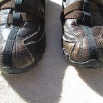 DIESEL FOOTWEAR EXPLORER BROWN LEATHER VELCRO SHOES MENS SIZE 7.5; GUC