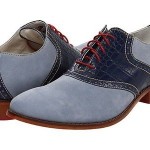 COLE HAAN  Air Colton Saddle in Blue Nubuck Leather was $198