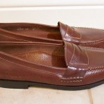 COLE HAAN Mens Douglas Classic Penny Loafers Shoe Saddle Tan Leather 12