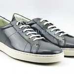 HUGO BOSS RED LABEL FUTTIO GRAY SHOES SNEAKERS PATENT LEATHER NEW SZ 10 43