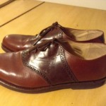 Cole Haan Mens Oxford Brown Leather Shoes- Size 13D