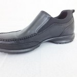 Cole Haan Black Leather Slip Ons Loafers Dress Shoes Nike Air Mens 8.5 Comfort