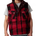 TIMBERLAND RUGGED GILET VEST,LEATHER / DUCK DOWN,BODYWARMER,JACKET,COAT,L,£185