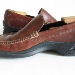 Cole Haan Nike Air Santa Barbara Leather Slip On Loafer Saddle Tan Men Size 11 M