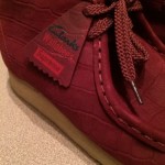 Clarks Original Supreme Wallabee Men US 8.5 Red Nubuck Leather Shoe Boot 63444
