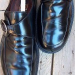 Cole Haan Mens Dress Shoes Size 11.5D Black Leather Casual Slip On Buckle Loafer