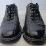 COLE HAAN //  Rugged Aggressive Tread // Black leather shoes // US 10.5