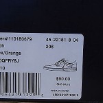 Vans Graph Men Black Orange LXVI New Size 10