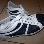 Hugo Boss orange mens sneakers black & white US 8.5 Europe 41 Boss orang
